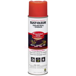 Rust-Oleum Industrial Choice Fluorescent Red Inverted Marking Paint 17 oz