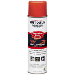 Rust-Oleum Industrial Choice Fluorescent Red Inverted Marking Paint 17 oz