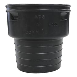 Advance Drainage Systems 6 in. Snap X 7 in. D Snap Polyethylene Corrugated-to-Clay Pipe Adapter 1 pk