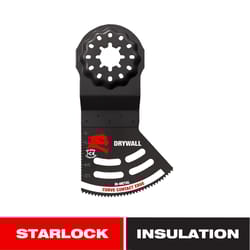 Diablo Starlock 3-1/2 in. X 3-1/2 in. W Bi-Metal Curved Contact Edge Oscillating Blade Insulation 1