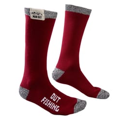 Pavilion Man Out Men's One Size Fits Most Boot Socks Red