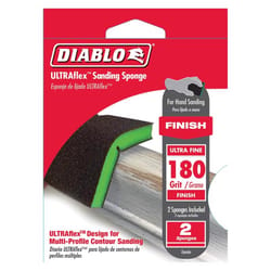 Diablo ULTRAflex 7 in. L X 4-4/5 in. W 180 Grit Ultra Fine Block Sanding Sponge