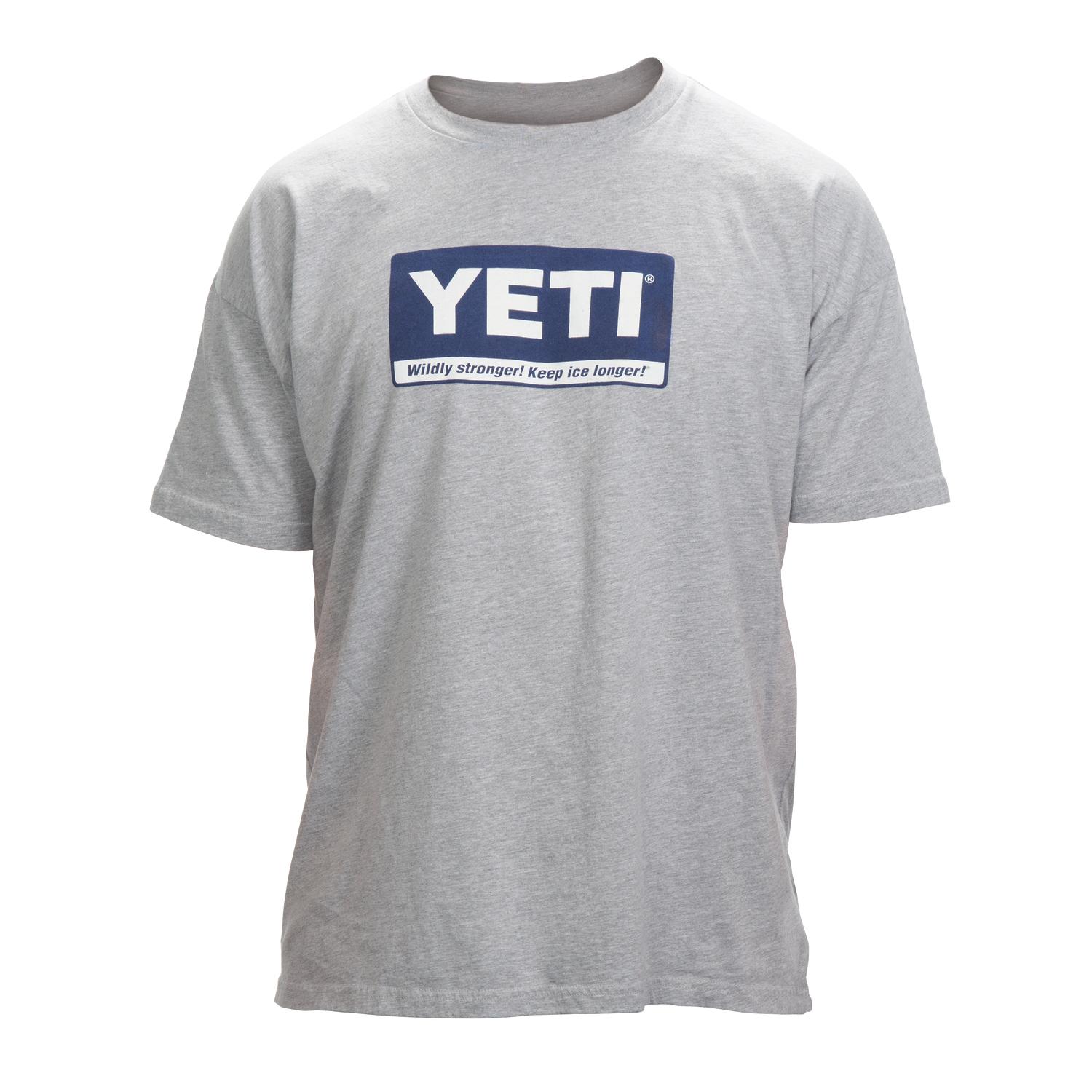 UPC 014394526336 product image for YETI Medium Short Sleeve Men's Crew Neck T-Shirt Gray | upcitemdb.com