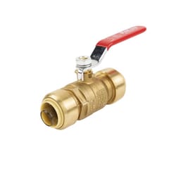 B&K Proline 3/4 in. Brass Push Fit Ball Valve Full Port Quarter-Turn Lever