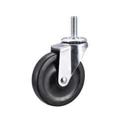 Projex 4 in. D Swivel Soft Rubber Caster 115 lb 1 pk