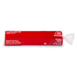 Ace Plastic Sheeting 3 mil X 10 ft. W X 25 ft. L Polyethylene Clear