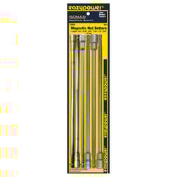 Eazypower Isomax 12 in. L Chrome Vanadium Steel Magnetic Nut Setter Set 6 pc