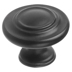 Richelieu Traditional Round Cabinet Knob 1-11/32 in. D 1-1/32 in. Matte 1 pk