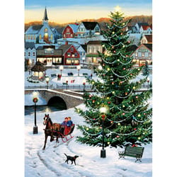 Cobble Hill Village Tree Jigsaw Puzzle 1000 pc