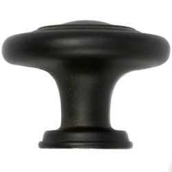 Laurey Nantucket Traditional Round Cabinet Knob 1-3/8 in. D 1 in. Oil Rubbed Bronze 1 pk