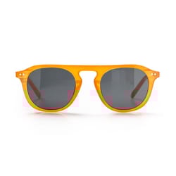 Optimum  Optical Unisex Orange Frame Black Lens Sunglasses