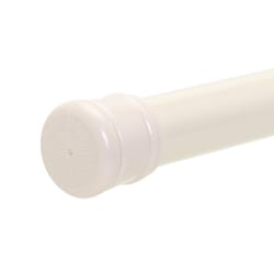 Zenna Home Shower Curtain Rod 60 in. L Bone