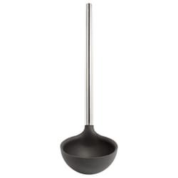 Tovolo Gray/Silver Silicone/Stainless Steel Ladle