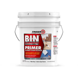 Zinsser B-I-N White Smooth Shellac-Based Acrylic Stain Blocking Primer 5 gal