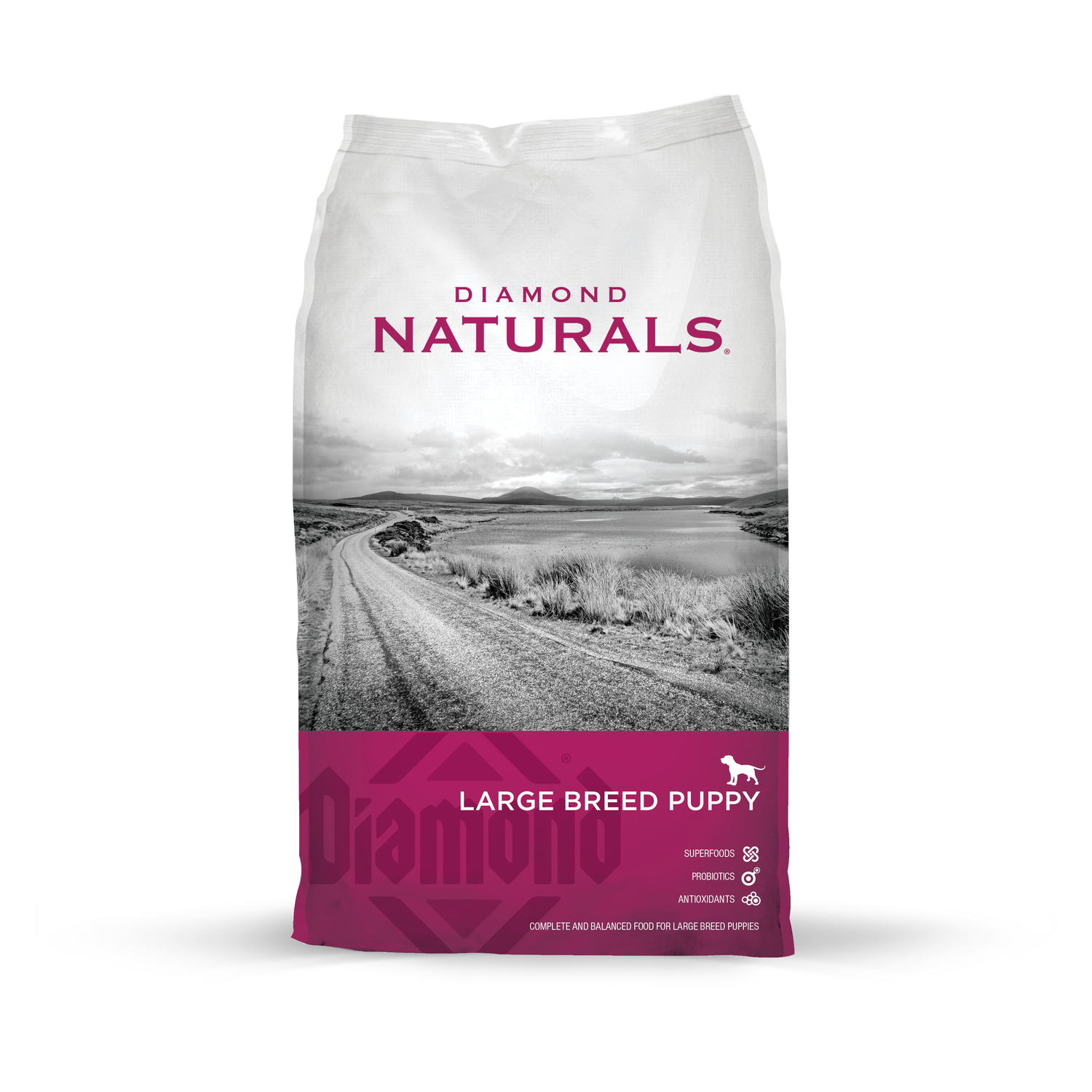 Photos - Other interior and decor Diamond Naturals Puppy Lamb and Rice Dry Dog Food 20 lb 116 