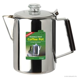 Coghlan's Silver Coffee Pot 7 in. H X 3 in. W X 5 in. L 9 cups 1 pc