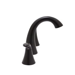 Huntington Brass Trend Matte Black Transitional Widespread Bathroom Sink Faucet 8 in.