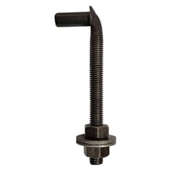 Spring Creek Products 6.88 in. L Bare Black Steel J-Bolt 1 pk