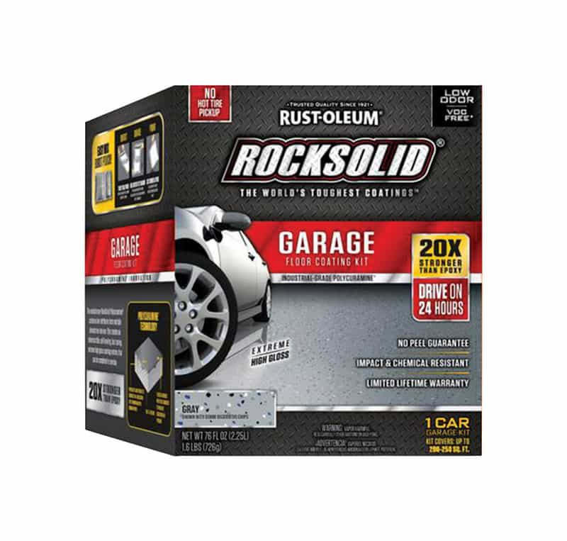 Rust-Oleum RockSolid Gray Garage Floor Coating Kit 76 oz. - Ace Hardware