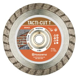 Husqvarna Tacti-Cut Dri Disc 7 in. D X 7/8 in. Steel Turbo Diamond Saw Blade 1 pk