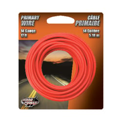 Coleman Cable 17 ft. 14 Ga. Primary Wire Red