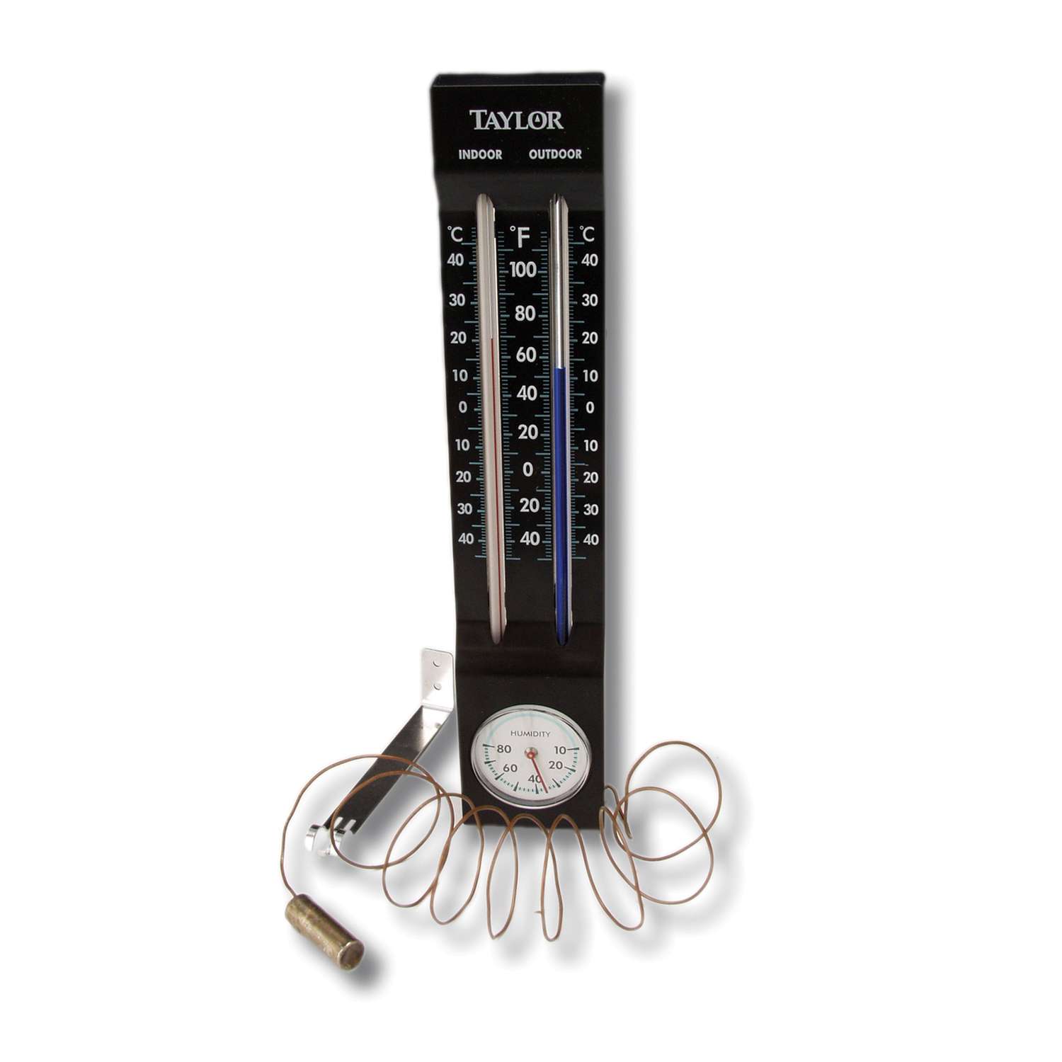 Taylor Hygrometer/Thermometer Plastic Black 9.75 in. Ace Hardware