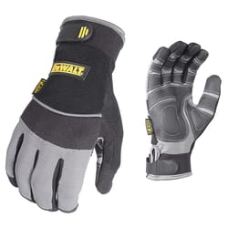 DeWalt Men's Utility Gloves Black/Gray L 1 pk