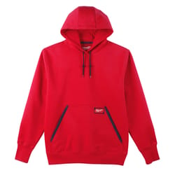 Milwaukee S Long Sleeve Unisex Hoodie Red