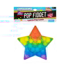 Expressions Rainbow Tie Dye Pop Fidget Star