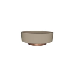 HC Companies Capri 3 in. H X 8 in. D Plastic Bowl Planter Vanilla Bisque