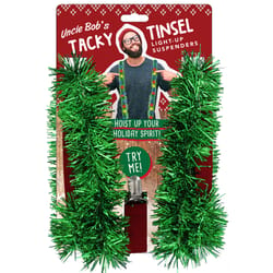 Uncle Bob's 44 in. L X 2 in. W Polyester Light Up Suspenders Assorted 1 pk