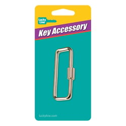 Lucky Line Steel Silver Turn Sleeve Key Ring