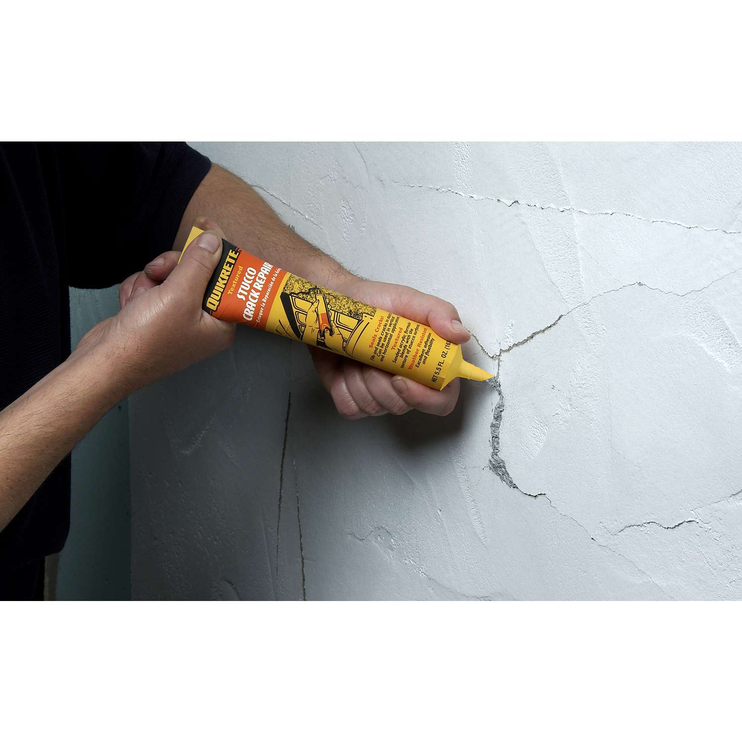 Quikrete 5.5 oz Stucco Crack Repair Quikrete 5.5 oz Stucco Crack Repair