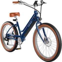 Retrospec Chatham Rev Unisex Electric Bicycle Navy Blue