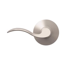 Schlage Accent Satin Nickel Passage Lever 1-3/4 in.