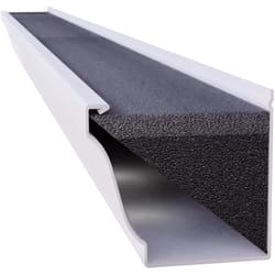 GutterFoam 5 in. W X 48 in. L Black Polyether Outdoor Foam Gutter Guard 8 pk