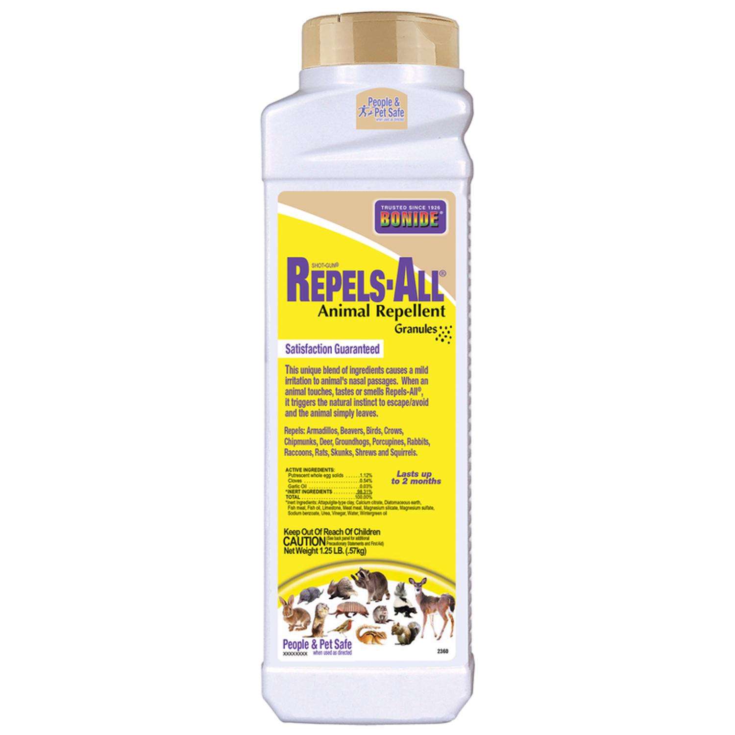 Bonide Repels-All Animal Repellent Granules For Most Animal Types 1.25 ...