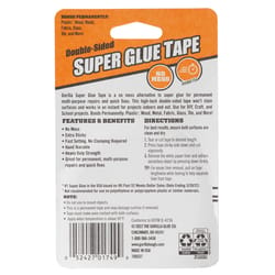 Gorilla Super Glue 20 in. L X 5/8 in. W Double-Sided Tape
