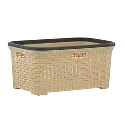 Superio Brand Beige Plastic Laundry Basket