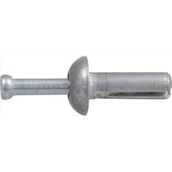 HILLMAN 1/4 in. D X 3/4 in. L Steel Mushroom Head Hammer Drive Anchor 100 pk