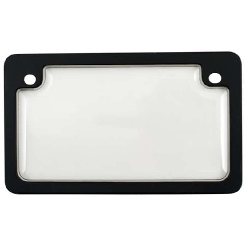 Custom Accessories Black Polycarbonate License Plate Frame Ace Hardware