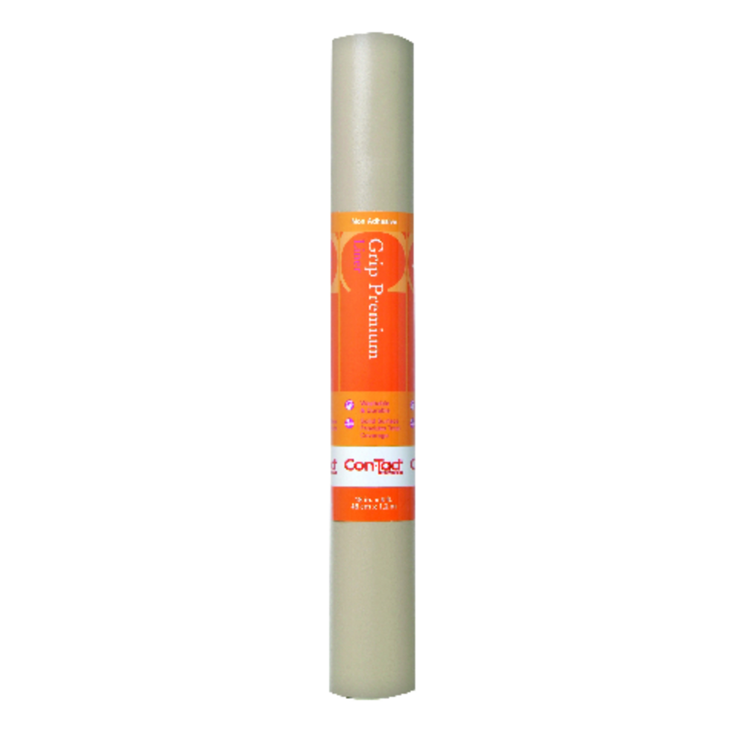Con-Tact Grip Premium 4 ft. L X 18 in. W Taupe Non-Adhesive Shelf Liner ...
