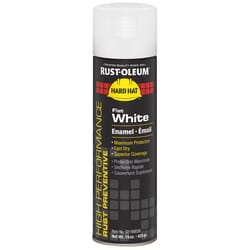 Rust-Oleum Indoor and Outdoor Flat White Enamel Spray Paint 15 oz