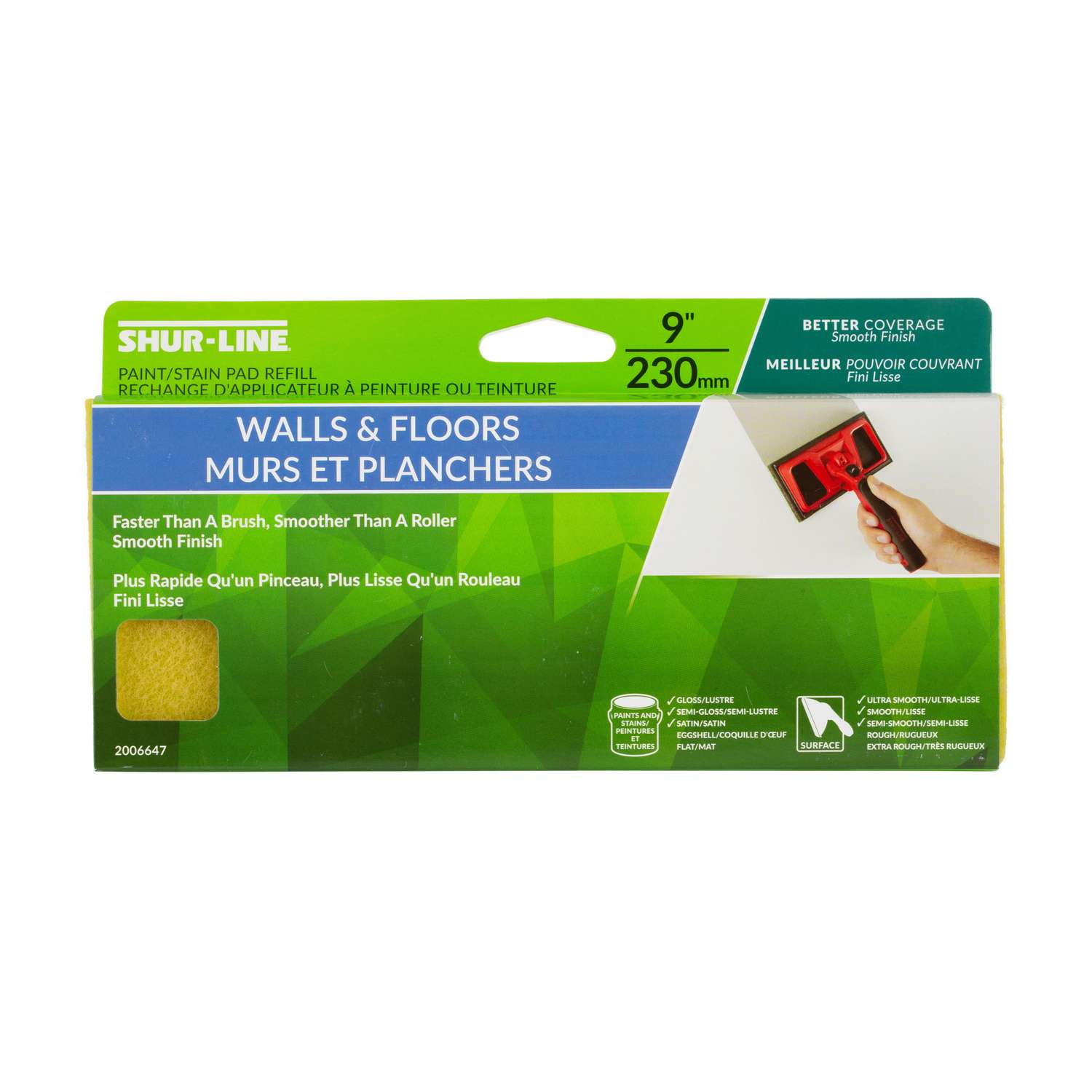 Shur-Line 3955107N Paint Pad Refill 