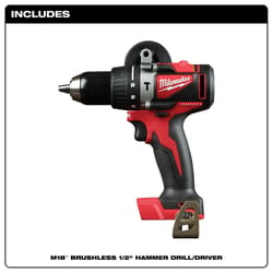 Milwaukee M18 1/2 in. Brushless Cordless Hammer Drill Tool Only