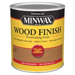 Minwax Wood Finish Semi-Transparent Red Chestnut Oil-Based Penetrating Wood Stain 1 qt