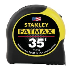 Stanley FatMax 35 ft. L X 1.25 in. W Compact Wide Blade Tape Measure 1 pk