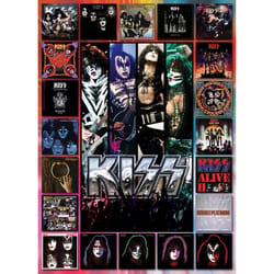 Eurographics Kiss The Albums Jigsaw Puzzle Multicolored 1000 pc