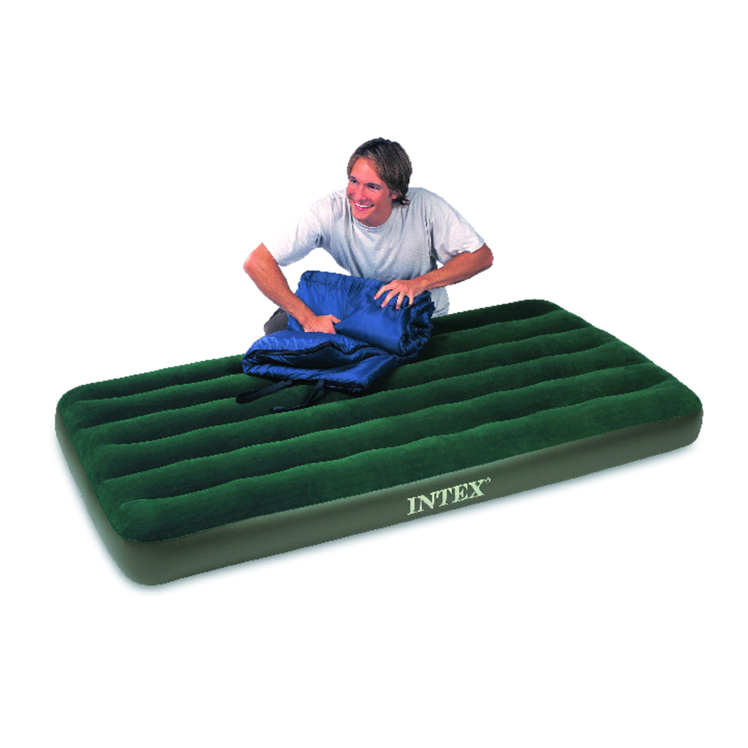 Photos - Other interior and decor Intex Air Mattress Twin Pump Included 64777E 
