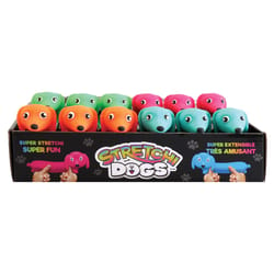 Incredible Novelties Stretchi Neon Dogs Toy Assorted